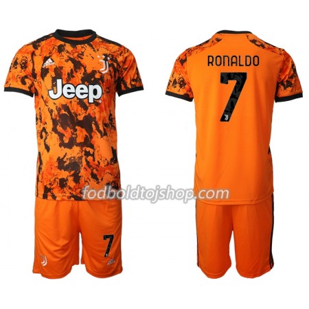 Juventus Cristiano Ronaldo 7 Børn 3. Fodboldsæt 2020-21 S/S (+ Korte bukser)